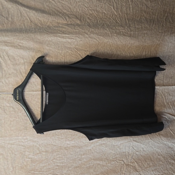SUZY SHIER black blouse tank. Women's XXL - Picture 1 of 6